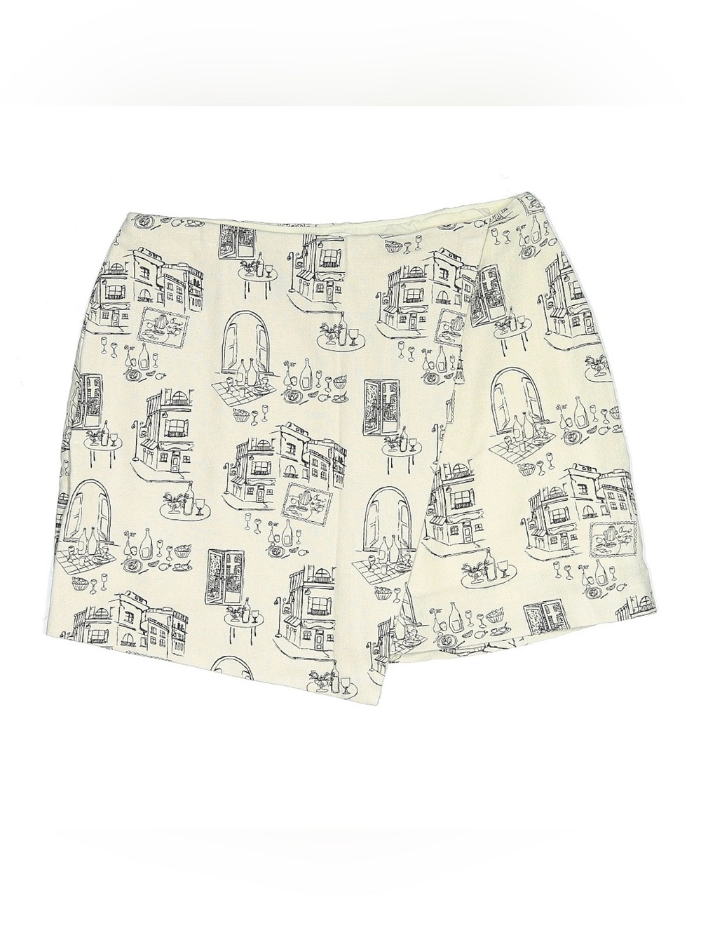 Abercrombie & Fitch Scarlett Linen Mini Skort Size S